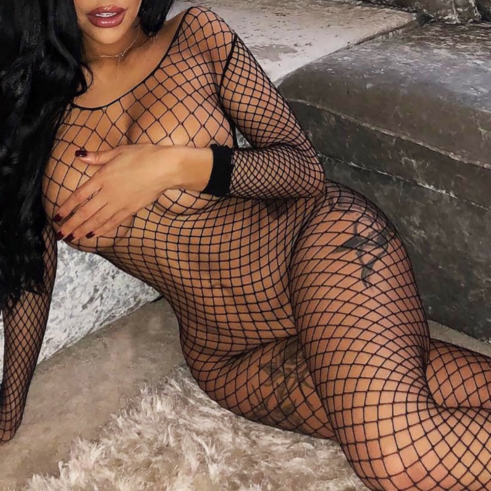 Fishnet Body Stocking Leg Avenue Fashion Nova NEW